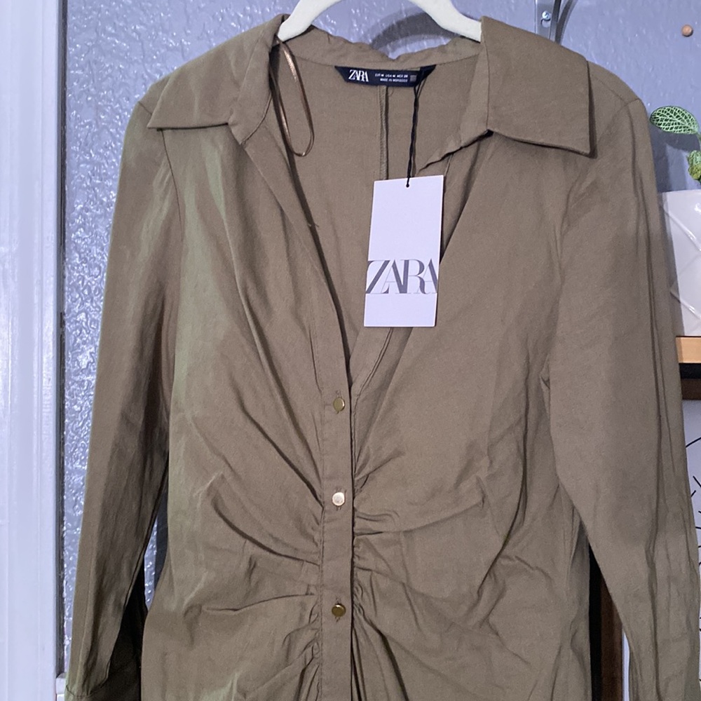NWT Zara (somewhat) Form Fitting Maxi Dress